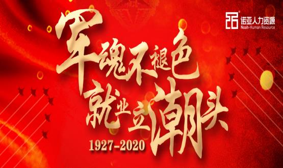 軍魂不褪色，就業(yè)立潮頭！熱烈慶祝中國人民解放軍建軍93周年！